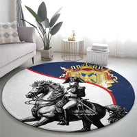 First French Empire 1804 – 1814 Round Carpet Liberte Ordre Public