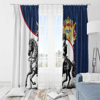 First French Empire 1804 – 1814 Window Curtain Liberte Ordre Public