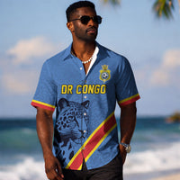 Custom DR Congo Football Hawaiian Shirt Leopard Pride Heritage Edition LT18