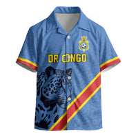 Custom DR Congo Football Kid Hawaiian Shirt Leopard Pride Heritage Edition