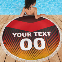 Custom Germany Football Beach Blanket Special Flag Style - Wonder Print Shop