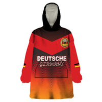 Custom Germany Football Wearable Blanket Hoodie Special Flag Style - Wonder Print Shop