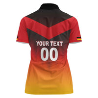Custom Germany Football Women Polo Shirt Special Flag Style - Wonder Print Shop
