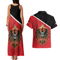 German Empire 1871-1918 Couples Matching Tank Maxi Dress and Hawaiian Shirt Flag Color Inspiration - Wonder Print Shop