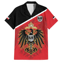 German Empire 1871-1918 Family Matching Off The Shoulder Long Sleeve Dress and Hawaiian Shirt Flag Color Inspiration - Wonder Print Shop