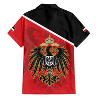 German Empire 1871-1918 Family Matching Off Shoulder Maxi Dress and Hawaiian Shirt Flag Color Inspiration - Wonder Print Shop