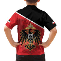 German Empire 1871-1918 Family Matching Summer Maxi Dress and Hawaiian Shirt Flag Color Inspiration - Wonder Print Shop
