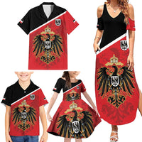 German Empire 1871-1918 Family Matching Summer Maxi Dress and Hawaiian Shirt Flag Color Inspiration - Wonder Print Shop
