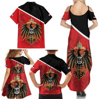 German Empire 1871-1918 Family Matching Summer Maxi Dress and Hawaiian Shirt Flag Color Inspiration - Wonder Print Shop