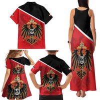 German Empire 1871-1918 Family Matching Tank Maxi Dress and Hawaiian Shirt Flag Color Inspiration - Wonder Print Shop