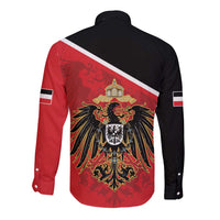 German Empire 1871-1918 Long Sleeve Button Shirt Flag Color Inspiration - Wonder Print Shop
