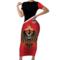 German Empire 1871-1918 Short Sleeve Bodycon Dress Flag Color Inspiration - Wonder Print Shop