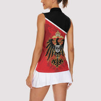 German Empire 1871-1918 Women Sleeveless Polo Shirt Flag Color Inspiration - Wonder Print Shop