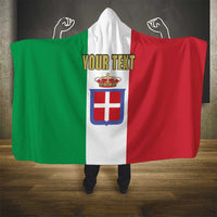 Personalized Italian Empire 1882-1960 Hooded Blanket Flag Color Inspiration - Wonder Print Shop
