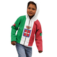 Personalized Italian Empire 1882-1960 Kid Hoodie Flag Color Inspiration - Wonder Print Shop