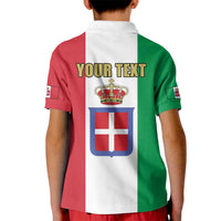 Personalized Italian Empire 1882-1960 Kid Polo Shirt Flag Color Inspiration - Wonder Print Shop