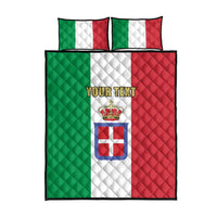 Personalized Italian Empire 1882-1960 Quilt Bed Set Flag Color Inspiration - Wonder Print Shop
