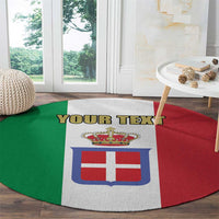 Personalized Italian Empire 1882-1960 Round Carpet Flag Color Inspiration - Wonder Print Shop