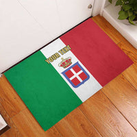 Personalized Italian Empire 1882-1960 Rubber Doormat Flag Color Inspiration - Wonder Print Shop