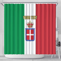 Personalized Italian Empire 1882-1960 Shower Curtain Flag Color Inspiration - Wonder Print Shop