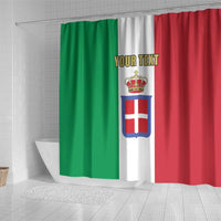 Personalized Italian Empire 1882-1960 Shower Curtain Flag Color Inspiration - Wonder Print Shop