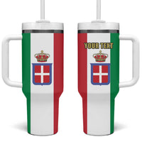 Personalized Italian Empire 1882-1960 Tumbler With Handle Flag Color Inspiration - Wonder Print Shop