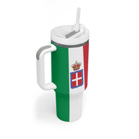 Personalized Italian Empire 1882-1960 Tumbler With Handle Flag Color Inspiration - Wonder Print Shop