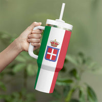 Personalized Italian Empire 1882-1960 Tumbler With Handle Flag Color Inspiration - Wonder Print Shop