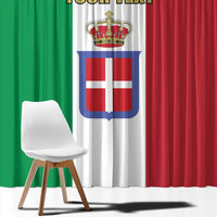 Personalized Italian Empire 1882-1960 Window Curtain Flag Color Inspiration - Wonder Print Shop