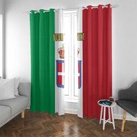 Personalized Italian Empire 1882-1960 Window Curtain Flag Color Inspiration - Wonder Print Shop