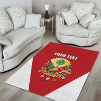 Personalized Ottoman Empire 1299-1922 Area Rug Flag Color Inspiration - Wonder Print Shop
