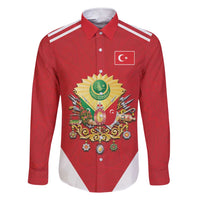 Personalized Ottoman Empire 1299-1922 Family Matching Short Sleeve Bodycon Dress and Hawaiian Shirt Flag Color Inspiration - Wonder Print Shop