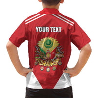 Personalized Ottoman Empire 1299-1922 Kid Hawaiian Shirt Flag Color Inspiration - Wonder Print Shop