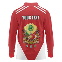 Personalized Ottoman Empire 1299-1922 Long Sleeve Polo Shirt Flag Color Inspiration - Wonder Print Shop