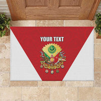 Personalized Ottoman Empire 1299-1922 Rubber Doormat Flag Color Inspiration - Wonder Print Shop