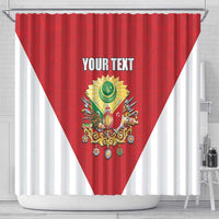 Personalized Ottoman Empire 1299-1922 Shower Curtain Flag Color Inspiration - Wonder Print Shop