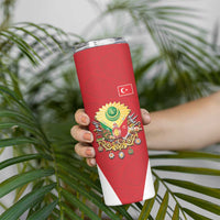 Personalized Ottoman Empire 1299-1922 Skinny Tumbler Flag Color Inspiration - Wonder Print Shop