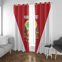 Personalized Ottoman Empire 1299-1922 Window Curtain Flag Color Inspiration - Wonder Print Shop