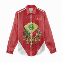Personalized Ottoman Empire 1299-1922 Women Casual Shirt Flag Color Inspiration - Wonder Print Shop