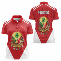 Personalized Ottoman Empire 1299-1922 Women Polo Shirt Flag Color Inspiration - Wonder Print Shop