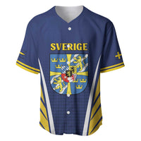 Personalized Swedish Empire 1611-1721 Baseball Jersey Flag Color Inspiration - Wonder Print Shop