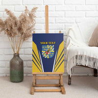 Personalized Swedish Empire 1611-1721 Canvas Wall Art Flag Color Inspiration - Wonder Print Shop