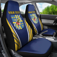 Personalized Swedish Empire 1611-1721 Car Seat Cover Flag Color Inspiration - Wonder Print Shop