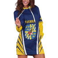 Personalized Swedish Empire 1611-1721 Hoodie Dress Flag Color Inspiration - Wonder Print Shop