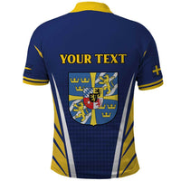 Personalized Swedish Empire 1611-1721 Polo Shirt Flag Color Inspiration - Wonder Print Shop