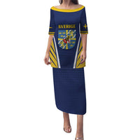 Personalized Swedish Empire 1611-1721 Puletasi Flag Color Inspiration - Wonder Print Shop