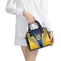 Personalized Swedish Empire 1611-1721 Shoulder Handbag Flag Color Inspiration - Wonder Print Shop
