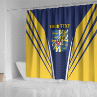 Personalized Swedish Empire 1611-1721 Shower Curtain Flag Color Inspiration - Wonder Print Shop