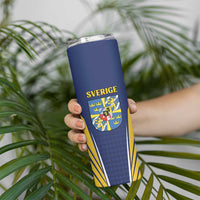 Personalized Swedish Empire 1611-1721 Skinny Tumbler Flag Color Inspiration - Wonder Print Shop