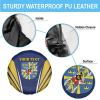Personalized Swedish Empire 1611-1721 Spare Tire Cover Flag Color Inspiration - Wonder Print Shop